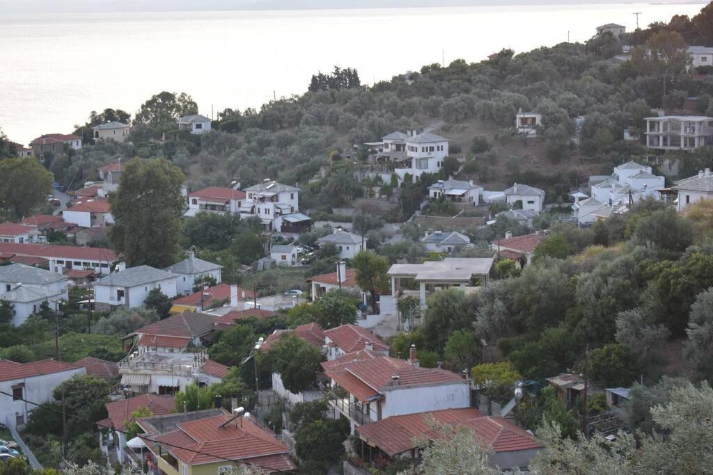 Afissos View Villa Bagian luar foto