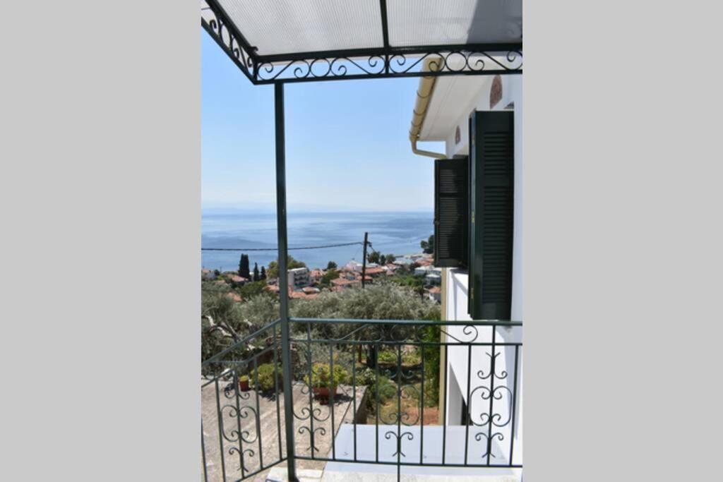 Afissos View Villa Bagian luar foto